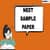 NEET Sample Paper 2025 PDF by NTA - Model Question Paper With Solution